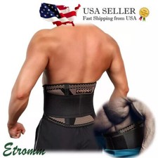 Adjustable Lower Back Brace Lumbar Support Waist Belt for Men Women Pain Relief.