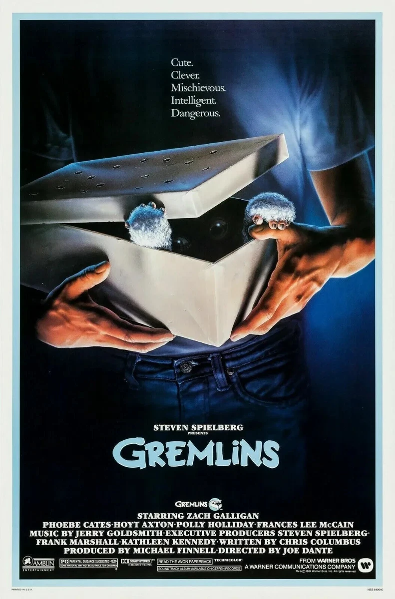 Las mejores ofertas en Memorabilia de películas de Gremlins Póster