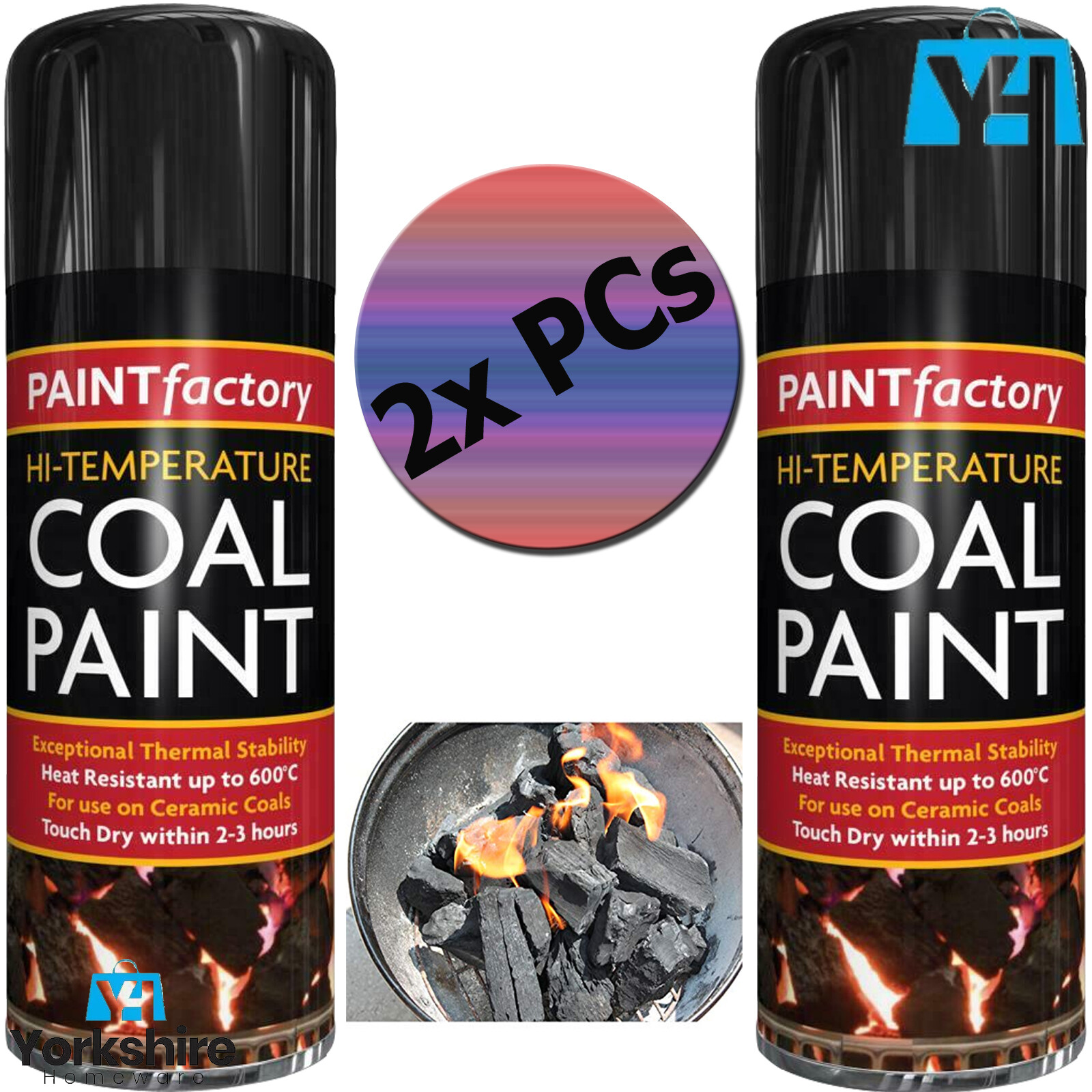 Best High Temperature Heat Resistant Coal / Stove Spray Paint Gas Fire