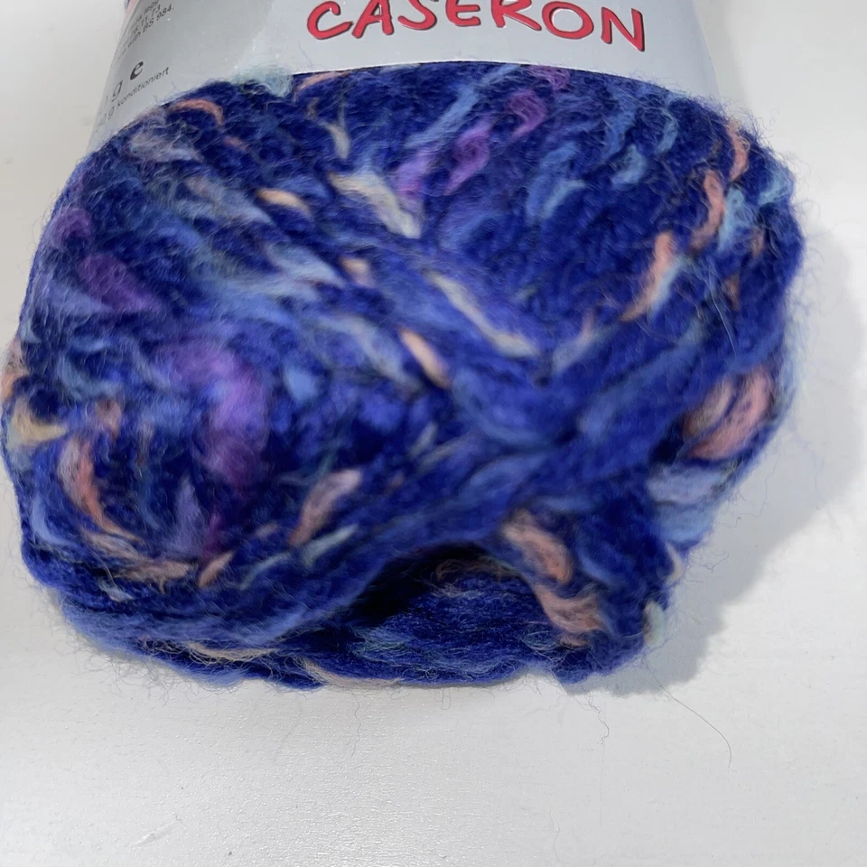 10 Schoeller Stahl Caseron Yarn LOT Acrylic Wool Blend Multi-Color 50g Blues - Image 3 of 4