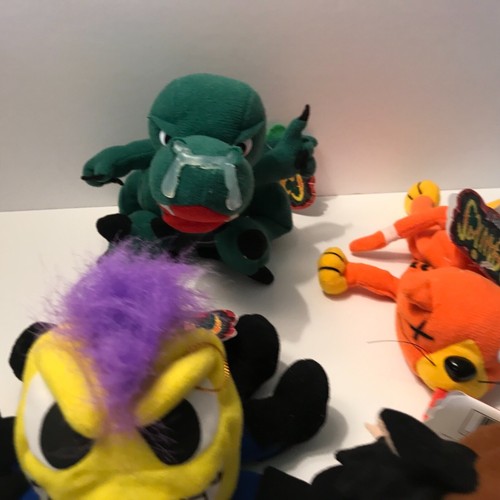 Vintage Meanies Plush Beanbag Toys Series 1 Otis Matt Splat Boris New With Tags - Picture 3 of 10