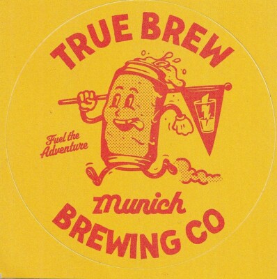 AK - (D) - True Brew Brewing Co. - Aufkleber - Beer - Reklame - Top Zustand