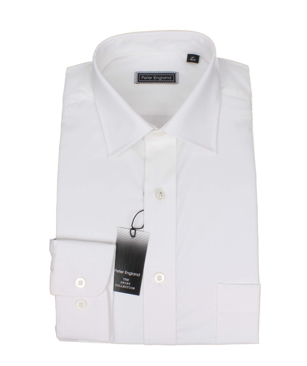 Peter England Mens Extra Long Plain Shirt