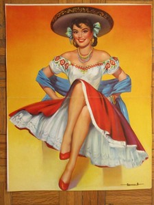 mexican pin up art