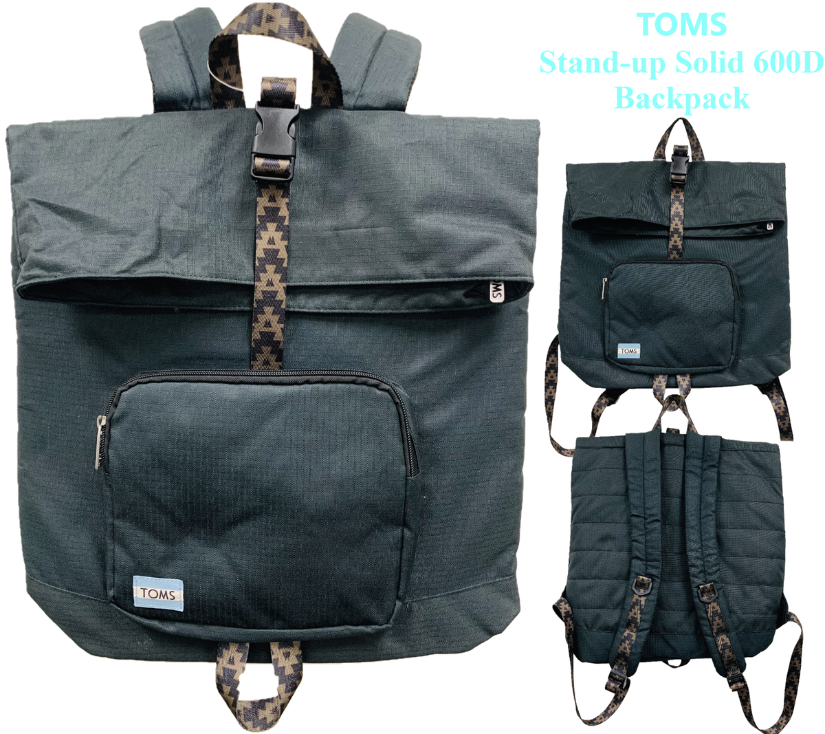 Toms Stand Up To Bullying 600D Youth Backpack Adjustable 