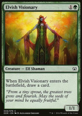 Magic the Gathering MTG Elvish Visionary (8) DD Nissa vs. Ob Nixilis   LP