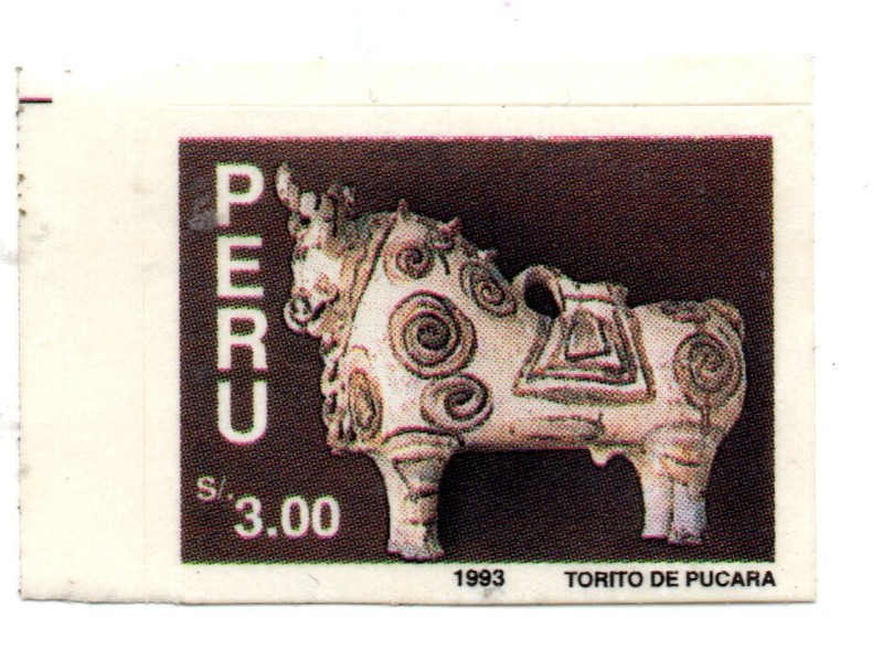 modern Handcrafted Ceramic, self adhesive S/. 3.00, Perú 1994, accept offers