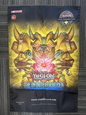 YU-GI-OH Card Game 25th - THE INFINITE FORBIDDEN OTS Promotional Banner  18"x24" | eBay
