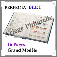 YVERT - Lot de 4 Albums PERFECTA - Pages Blanches - Grand Modèle - 4 Couleurs