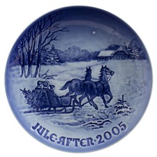 ROYAL COPENHAGEN BING&GRONDAHL PIATTO DI NATALE 2005 ORIGINALE PORCELLANA PRIMA 
