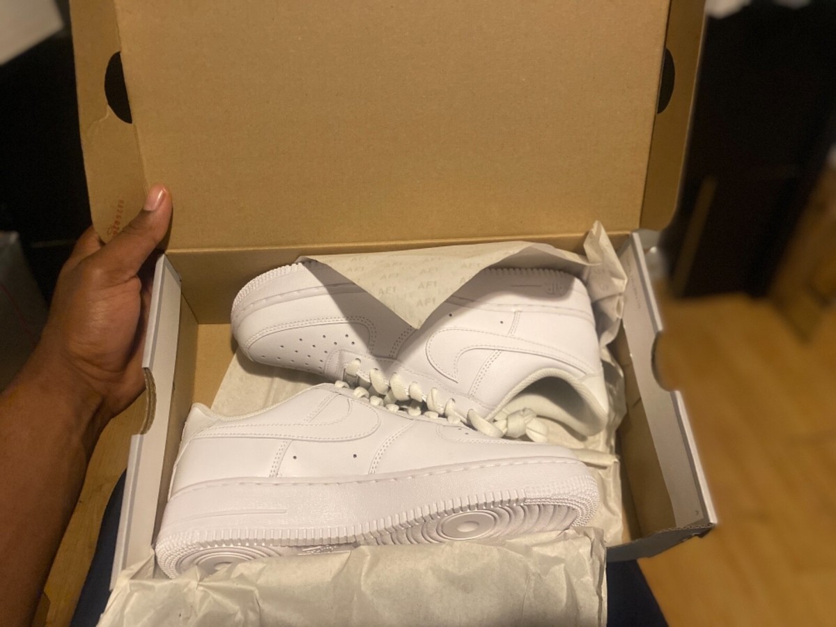 Nike Air Force 1 箱無し Size 8.5 - Nike Air Force 1 Low White 2018 DD8959-100 W