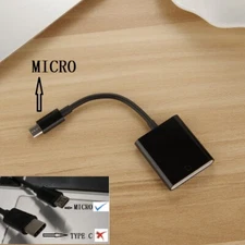 Black Micro USB to SD Card Camera Reader for Android Phone Tablet with OTG