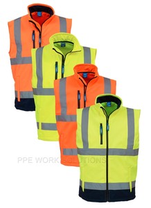 Yoko Hi Vis Softshell Gilet Jacket Premium Fully Waterproof Bodywarmer (HV006) | eBay