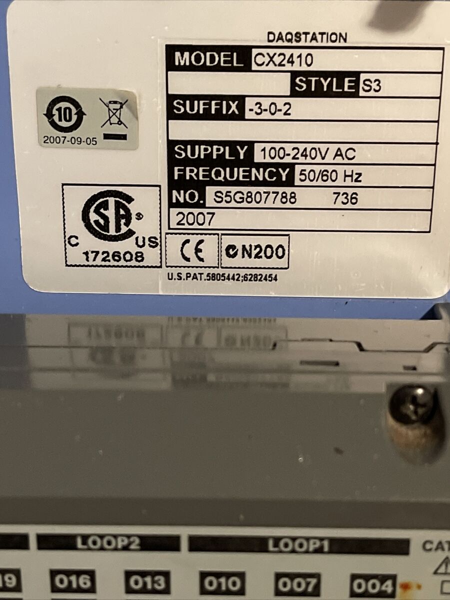 CX2000 YOKOGAWA CX-2410-3-0-2 style S3 100-240v AC 50/60hz CX2000 YOKOGAWA CX-2410-3-0-2 style S3 100-240v AC 50/60hz