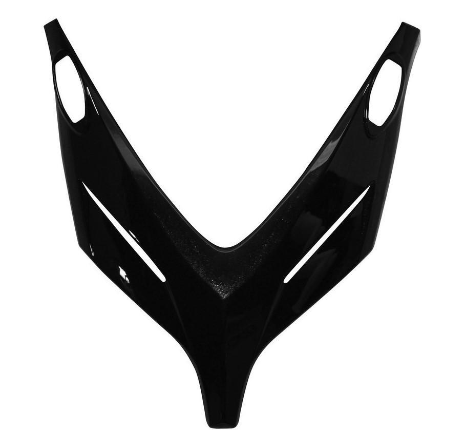 Tablier avant Yamaha Tmax 500 carénage supérieur noir brillant haut de gamme