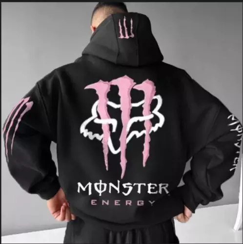 LO ÚLTIMO Para hombres Moda Monster Energy Suéter Traje de Sudadera Negro Diseño Multicolor - Imagen 23 de 31
