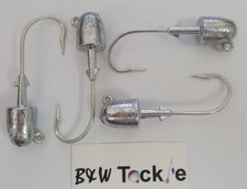 BULLET NOSE JIGS 2.5 OZ., 3 OZ., AND 4 OZ. MUSTAD Hooks ~ FREE Shipping
