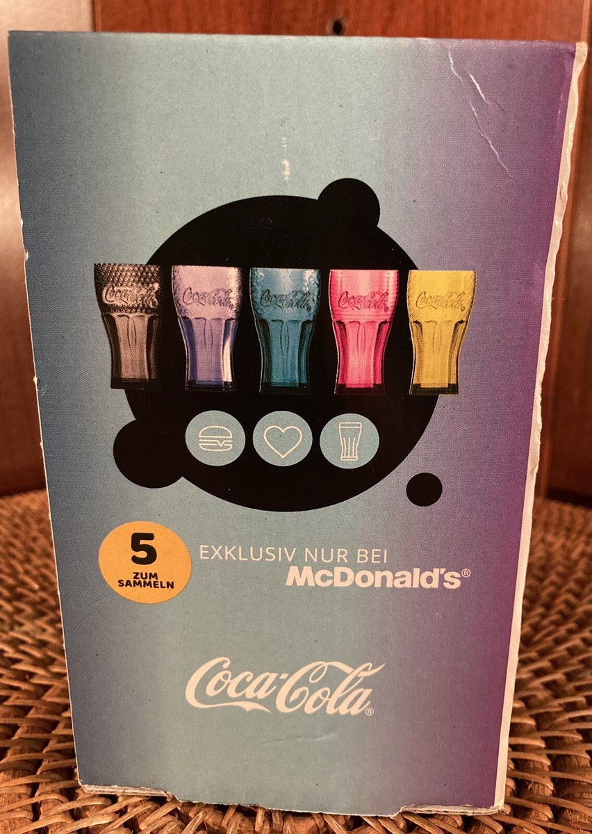 NEW~ 2022 McDonald's Europe Coca-Cola Coke LIMITED EDITION AQUA