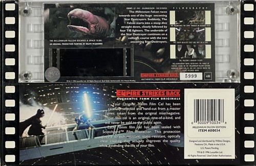 Película Empire Strikes Back 70 mm Celda Halcón Milenario Edición 5999 4B Leia Organa - Imagen 5 de 6