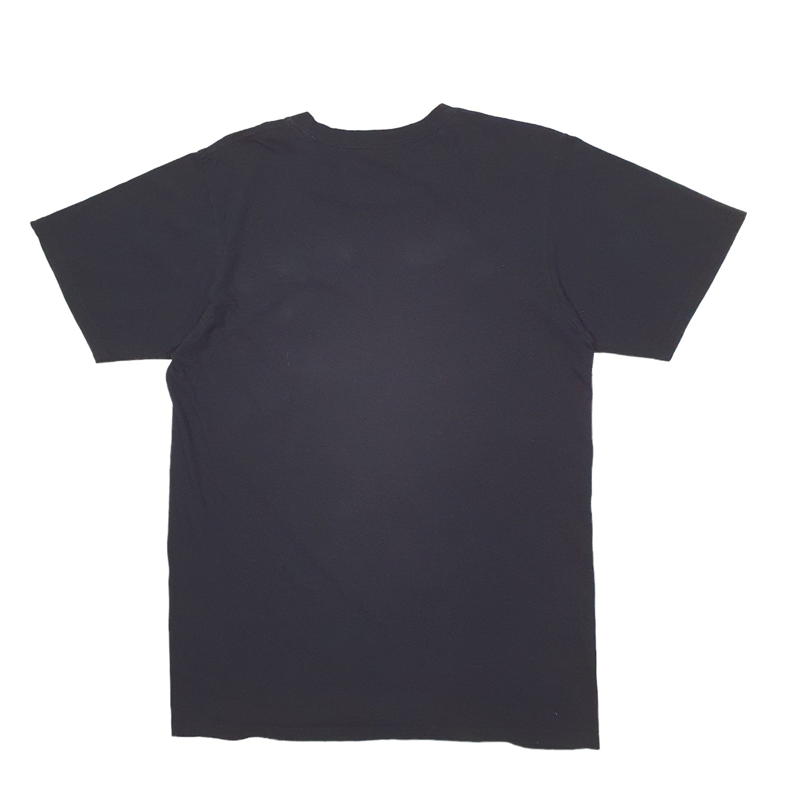 ADIDAS Black T Shirt Tee Spellout Short Sleeve Cotton Blend Mens M image 2