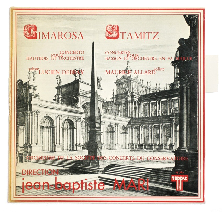 MARI DEBRAY ALLARD Cimarosa Stamitz oboe bassoon french Teppaz