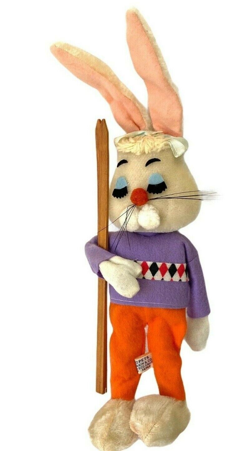 Dakin Ski Superlatite Sales Bunny Rabbit Plush Vintage Easter Dream Pets