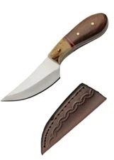 Little Doe Hunter Fixed-Blade Knife 2.25" Stainless Blade Bone / Wood Handle