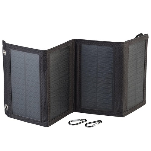 20W Faltbar Solarpanel Solarmodul PowerBank Handy USB Ladegerät Camping Wandern - Bild 15 von 15