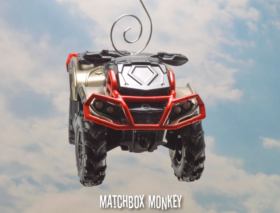 Custom Can-Am Outlander XMR 1000R ATV 4x4 Christmas Tree Ornament Honda Yamaha - Image 2 of 4