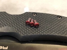 RED Replacement Torx Screws For Cold Steel Recon 1 Knife  - Set of 3pcs T6 Torx