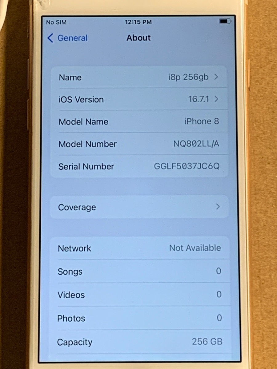 Apple iPhone 8 256GB Unlocked Smartphone Gold (A1863) (CDMA Apple iPhone 8 256GB Unlocked Smartphone Gold (A1863) (CDMA