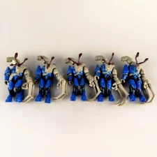 5Pcs Mega Construx Halo 2 Flood Combat Form Covenant Elite (Dark Blue)