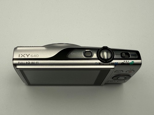 Canon IXY 640 PowerShot Elph 350 HS 20.2MP Camera Silver w/AC adapter -Excellent - Picture 9 of 15