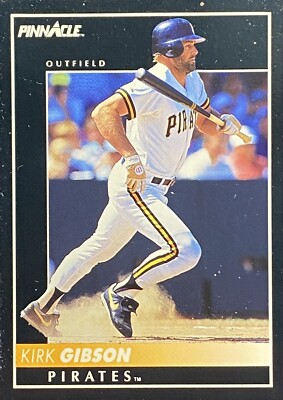 1992 Pinnacle #481 Kirk Gibson Pittsburgh Pirates Baseball Card | eBay