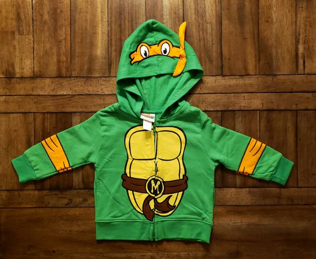 Teenage Mutant Ninja Turtle Zip up Hoodie Jacket Boys Size 2T Pre-owned | eBay