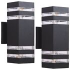 2pcs Modern Exterior Led Wall Light Sconce Outdoor Lights Porch Up Down Fixtures