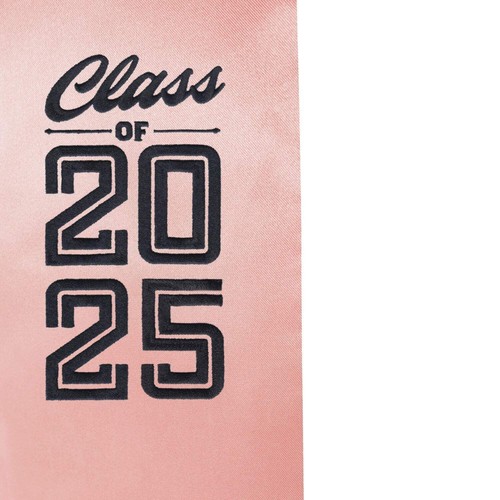Endea Graduation Pink Class of 2025 Graduation Stole/Sash - Picture 6 of 10