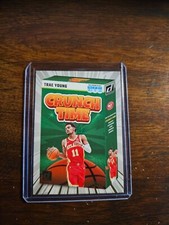 2023-24 Donruss Trae Young Crunch Time Insert Press Proof Gold #14 SP Hawks