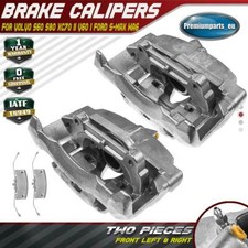 2x Brake Calipers w/ Bracket Front for Volvo S60 S80 XC70 II V60 I Ford S-Max