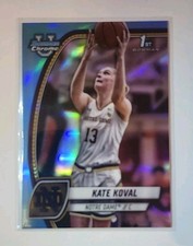 Kate Koval 1st Bowman Light Blue Refractor 2025 Topps Bowman Chrome...
