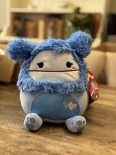 Squishmallows Beth The Blue Bigfoot Valentine's Edition Brand New With Tags