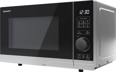 Sharp YC-PG204AE-S 20 Liter 700 W Kombi-Mikrowelle silber NEU