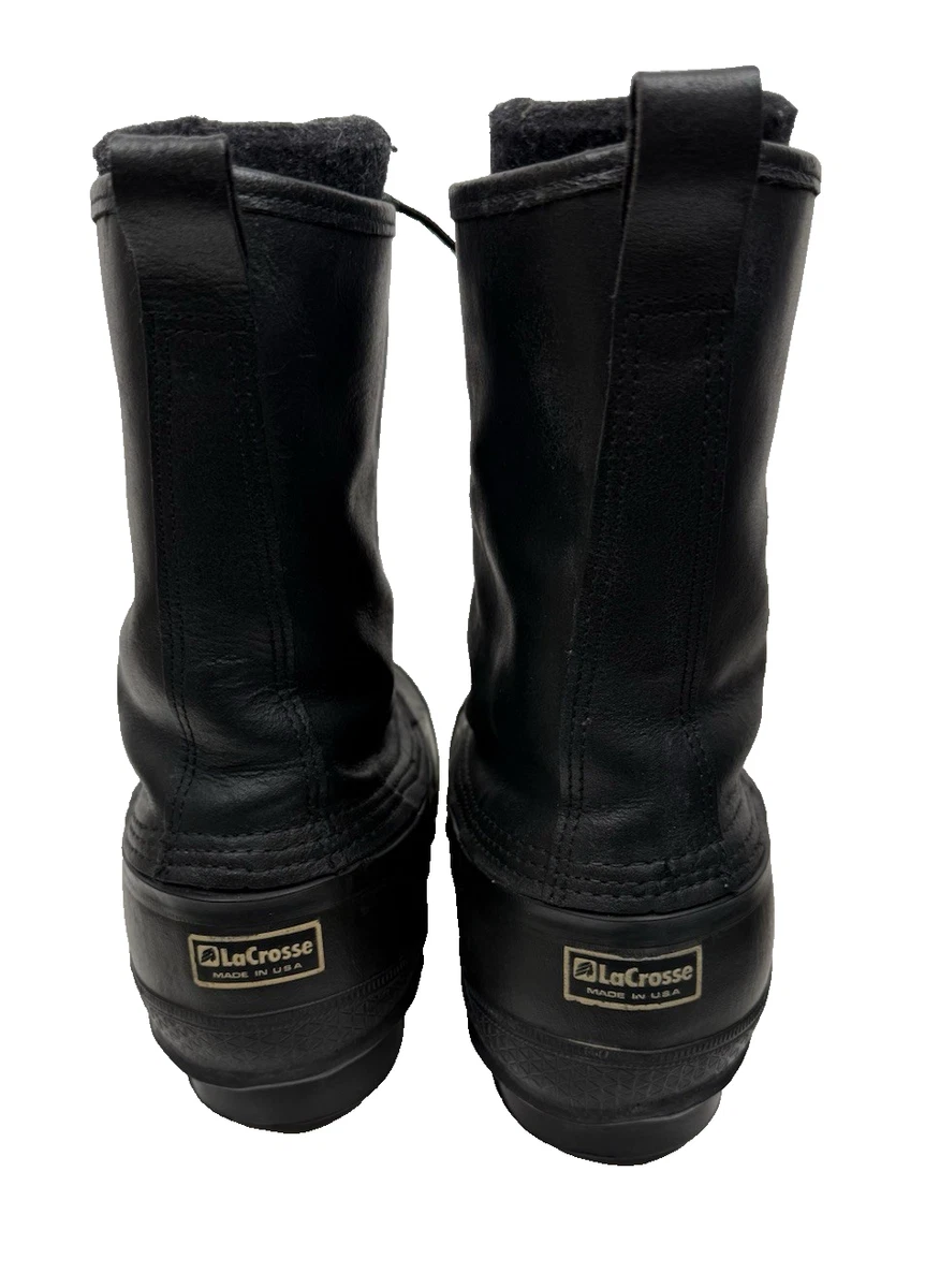 Black LaCrosse Leather Boots for Men for Sale | Shop New  display picture 2