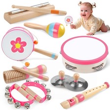 Toddlers Musical Instruments for 1 2 3 Year Old Girls,Baby Montessori Wooden ...