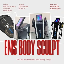 New Hot Body Sculpting Machine Shaping Body 6500W 200hz Lose Weight RF Device