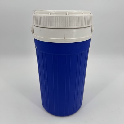 Vintage Igloo 1/2 Gallon Blue Thermos Beverage Cooler Spout Camping
