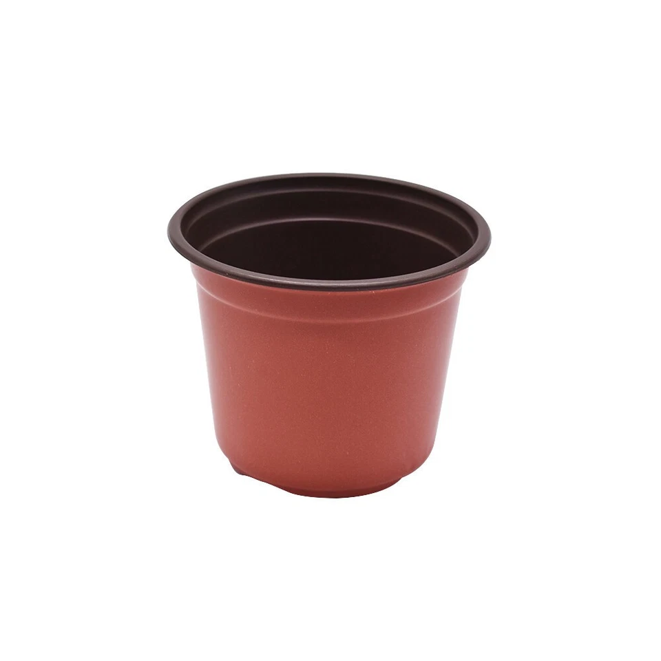 9,44 x 6,69 x 7,48 pulgadas redondo suave flexible maceta plántulas vivero 100X Foto 3 de 4
