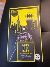 Batman Glow In The Dark Socks