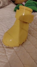 YOULY yellow Rubber Rain Booties for Medium Dogs