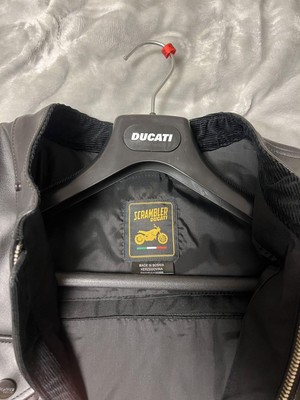 DAINESE DUCATI SCRAMBLER ジャケット Dainese Ducati Scrambler Leather Jacket Size 52 EU LL Japan
